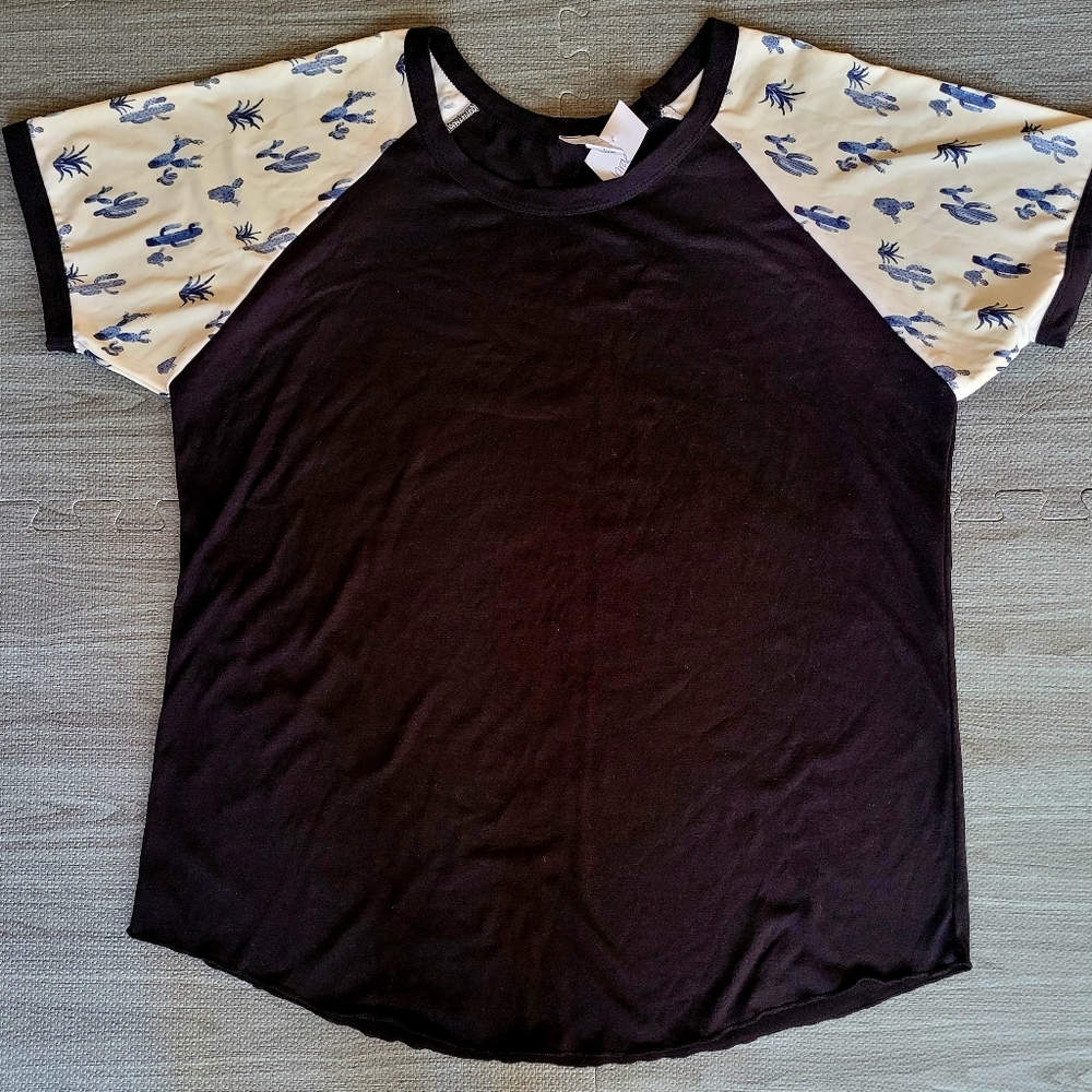 NWT Blue Cactus Top